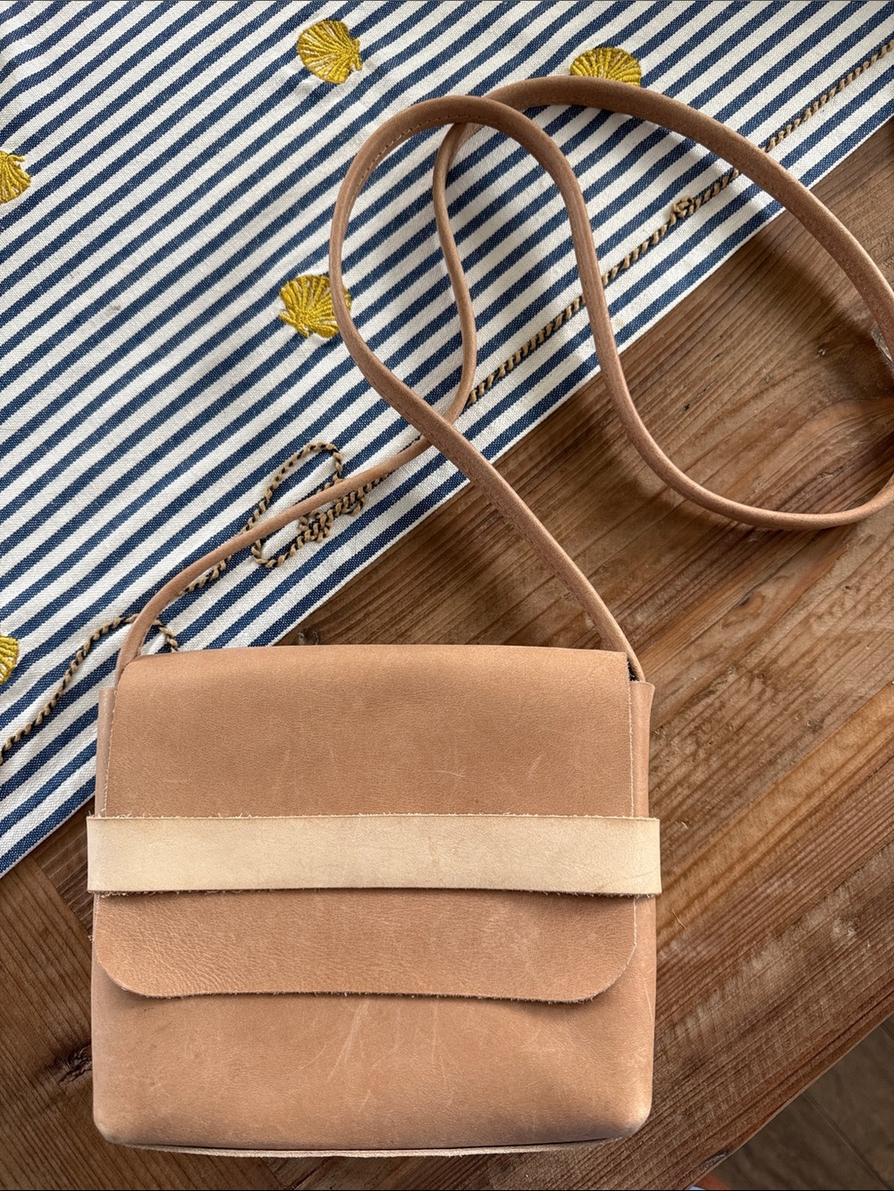 Leather ABLE Crossbody Bag